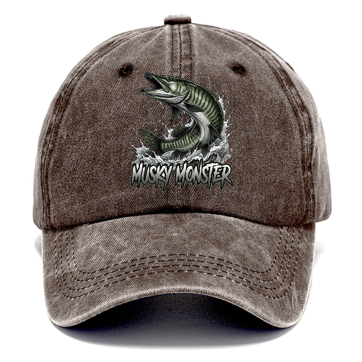 Musky Monster Classic Cap – Brown
