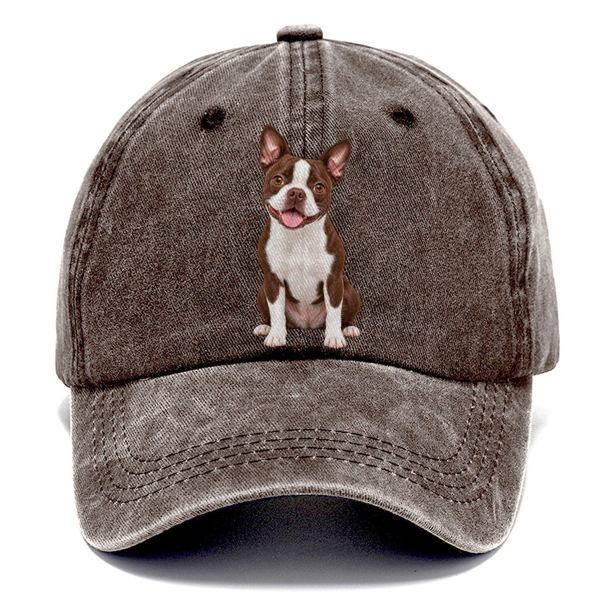 Brown Boston Terrier Classic Cap – Brown
