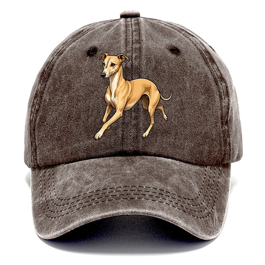 Fawn Whippet Classic Cap – Brown