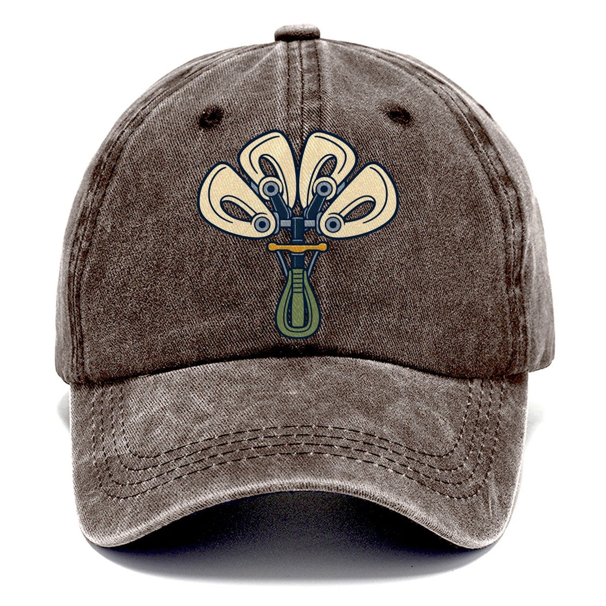 Cam Lobe Study Rock Climbing Classic Cap – Brown