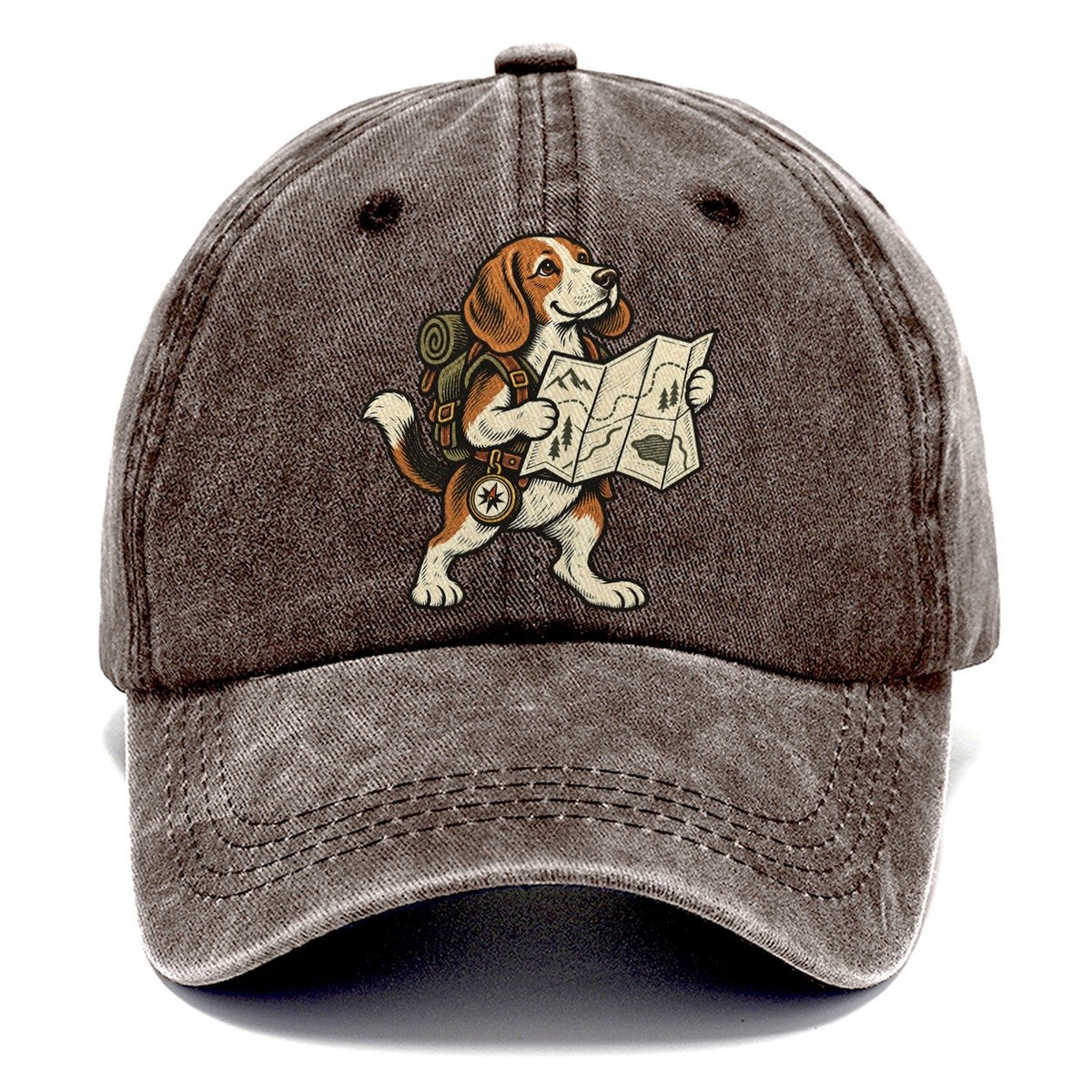 Beagle Trail Cartographer Sundown Familiars Classic Cap – Brown