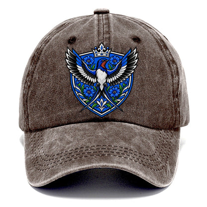 Estonia Heraldic Crest Country Logos Classic Cap – Brown