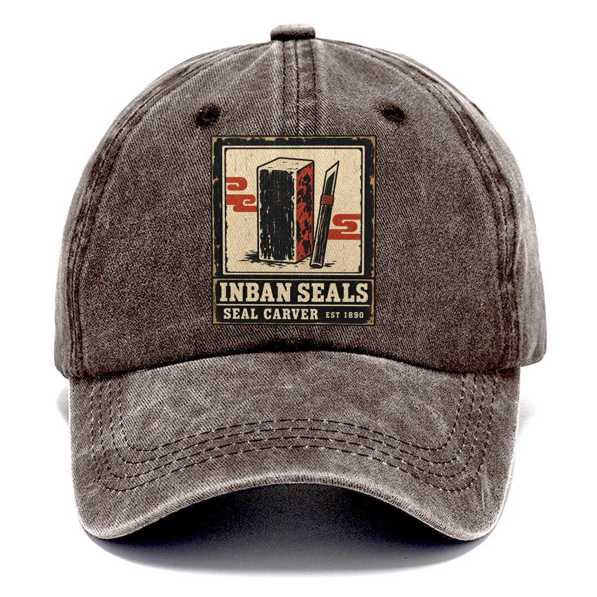 Inban Seal Carvers Noren Trade Co Classic Cap – Brown