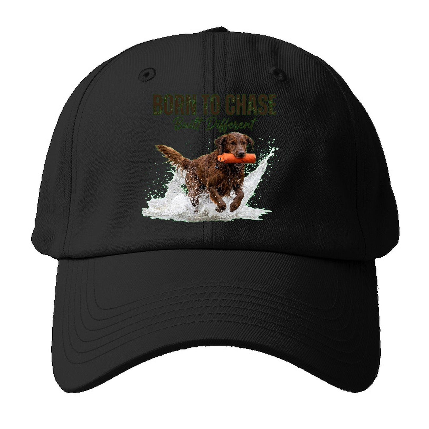 Born To Chase Baseball Cap – Black