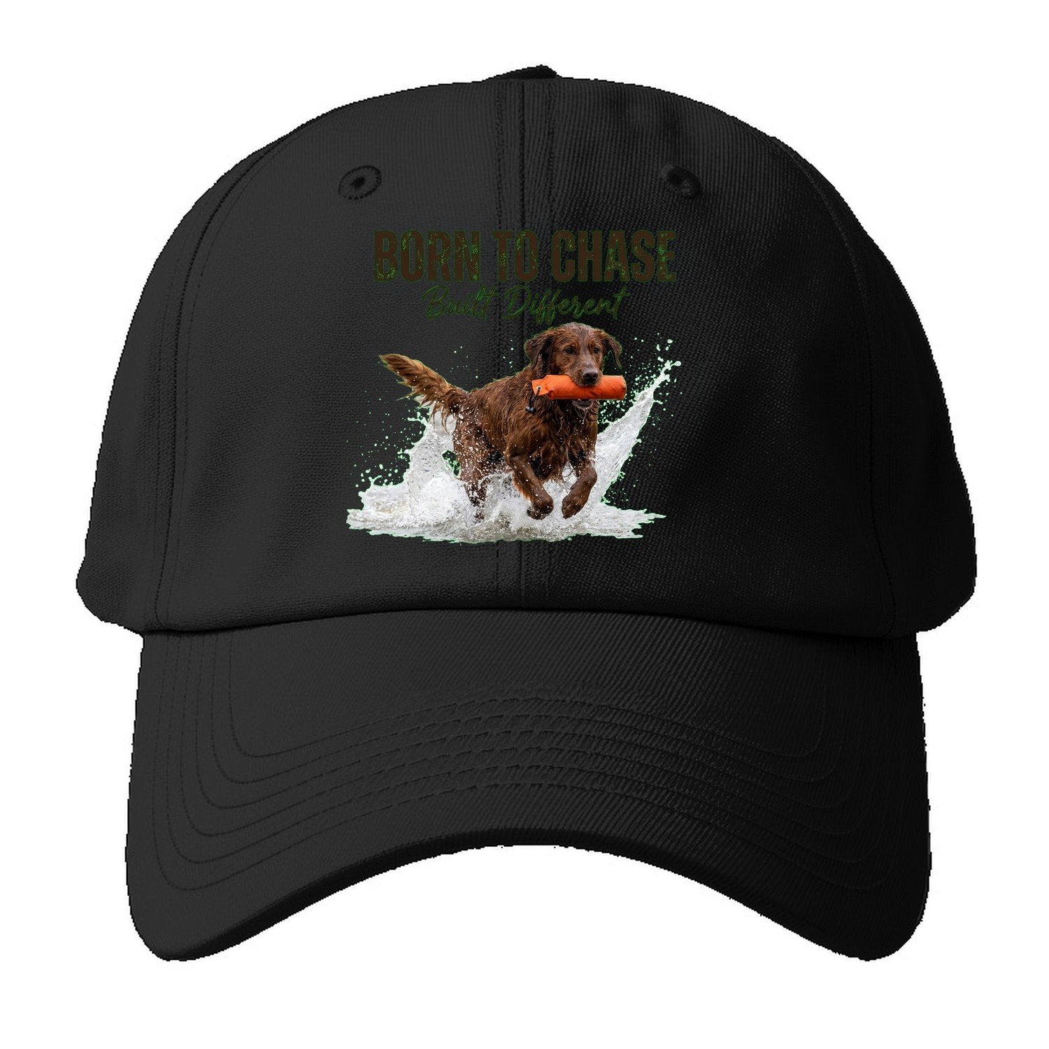 Born To Chase Baseball Cap – Black