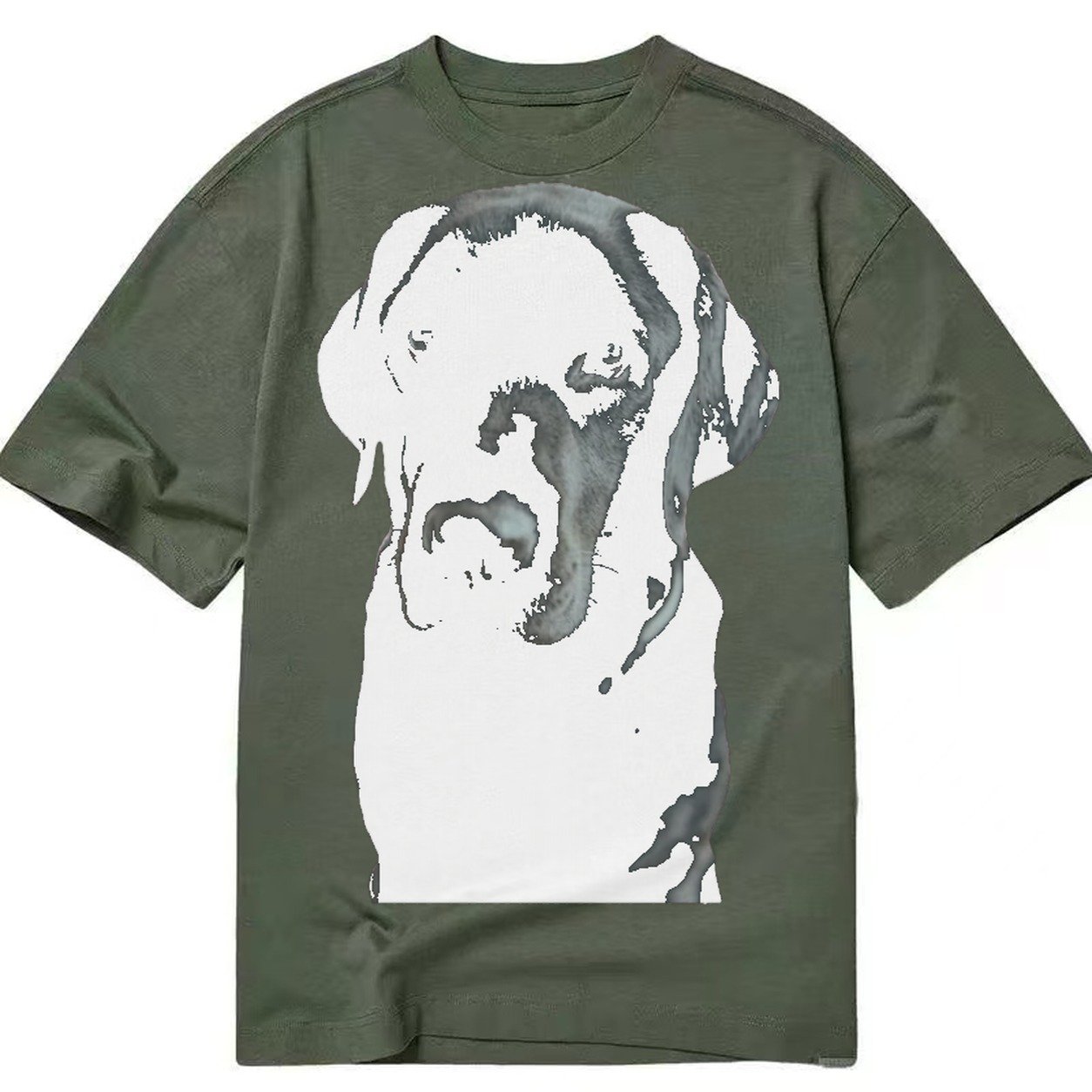 Black Labrador Classic T-shirt – Army Green