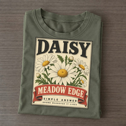 Daisy Orchard Crate Classic T-shirt – Army Green