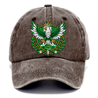 Nigeria Heraldic Crest Country Logos Classic Cap – Brown