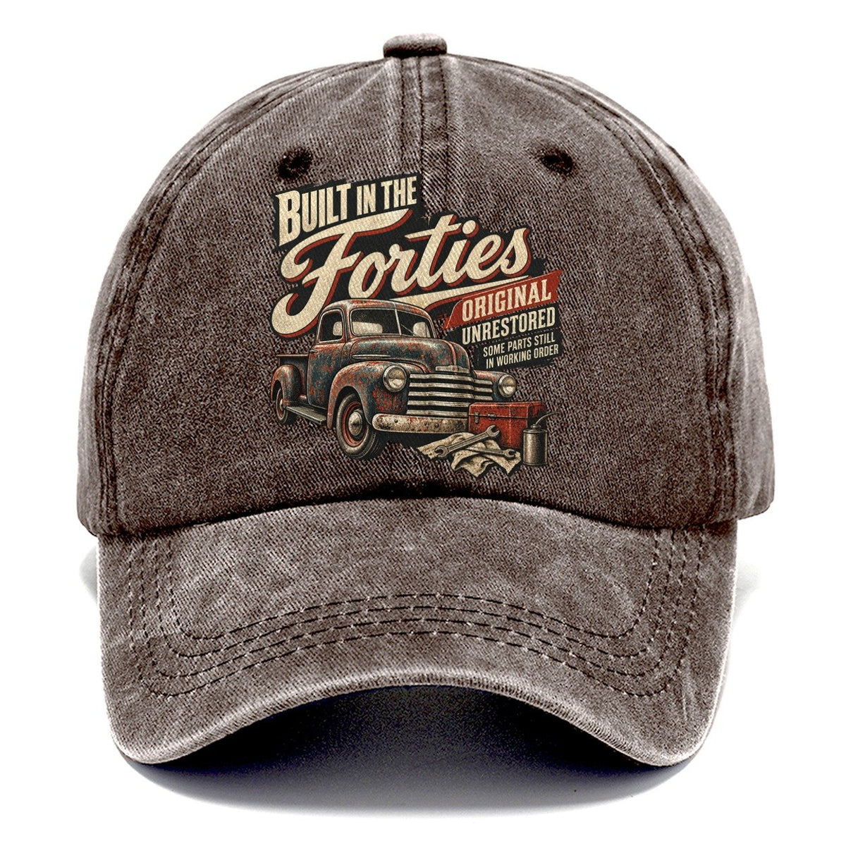 Built in the Forties Classic Cap – Brown
