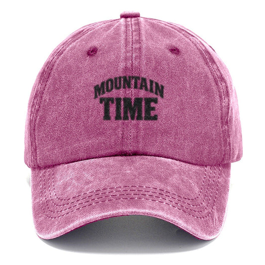 Mountain Time Zone Classic Cap – Dusty Rose