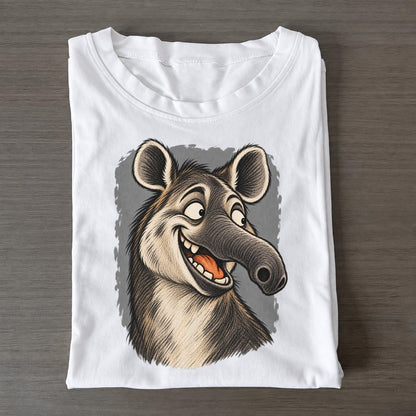 Tapir Expressive Portrait Wild Grin Gallery Classic T-shirt – White