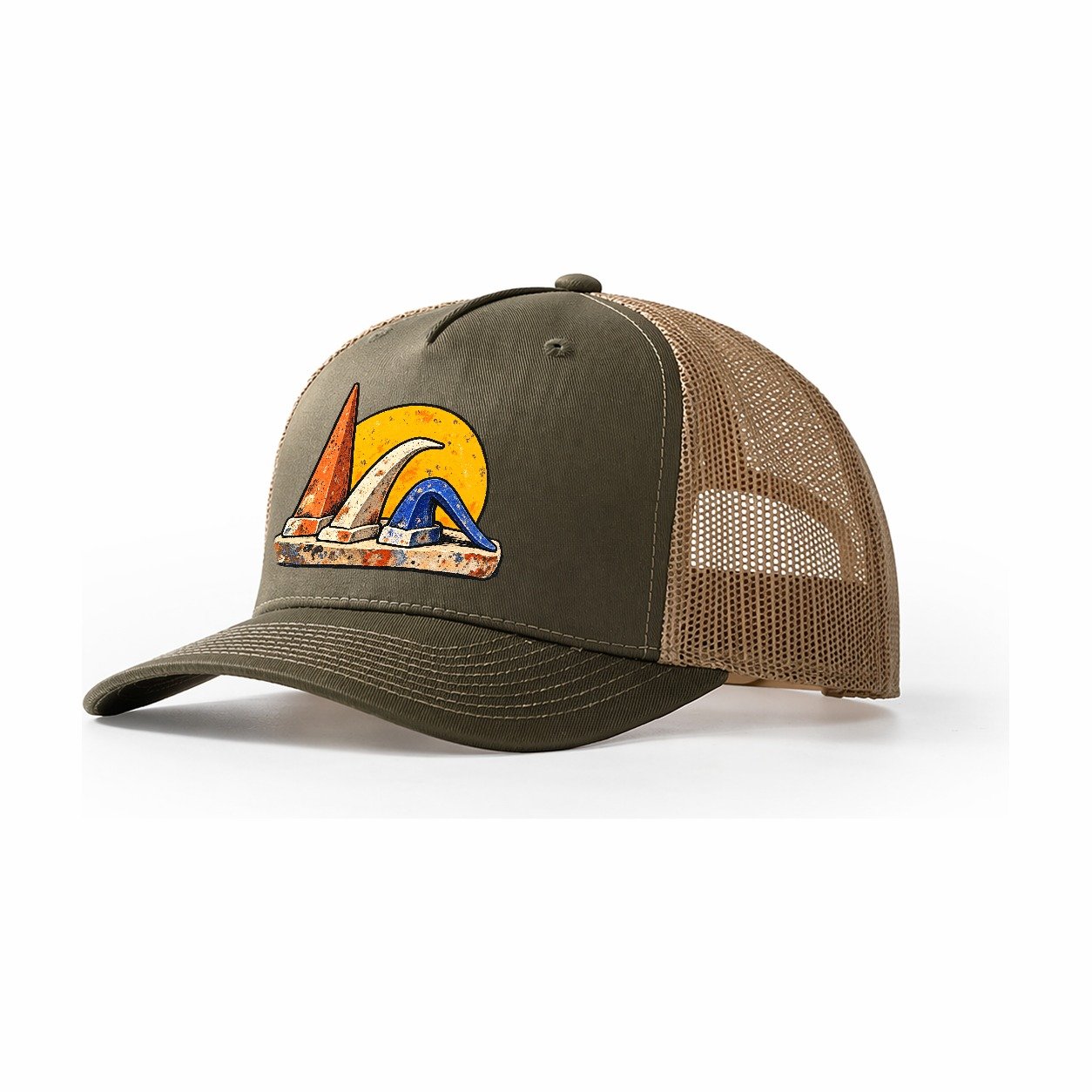 Firing Cone Trio Clay Color Makers Trucker Hat – Olive Khaki