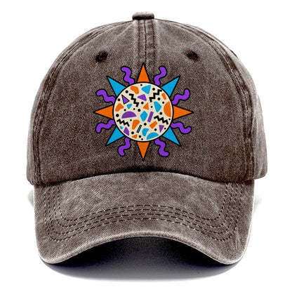Terrazzo Sun Crazy Styles Classic Cap – Brown