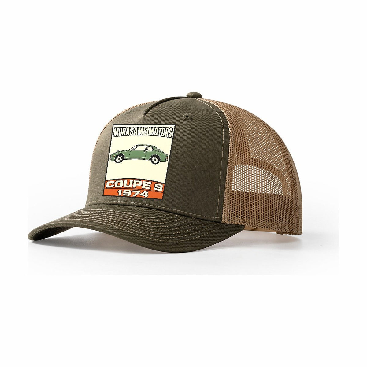 Murasame Coupe S Showa Speed Plates Trucker Hat – Olive Khaki