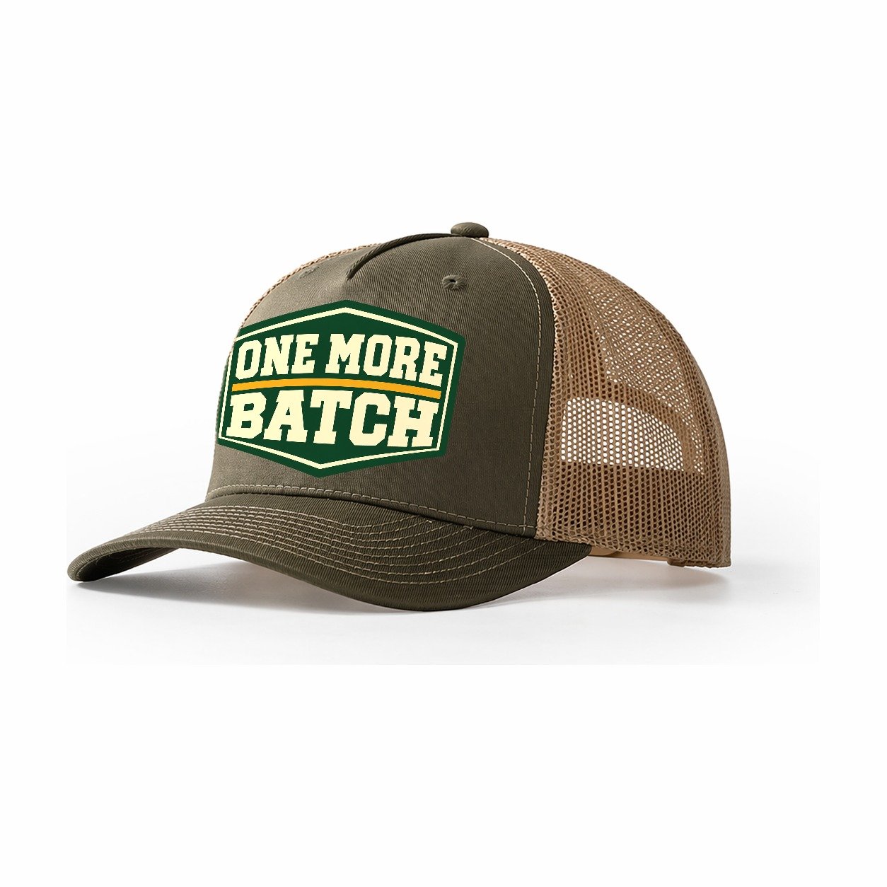 One More Batch Trucker Hat – Olive Khaki