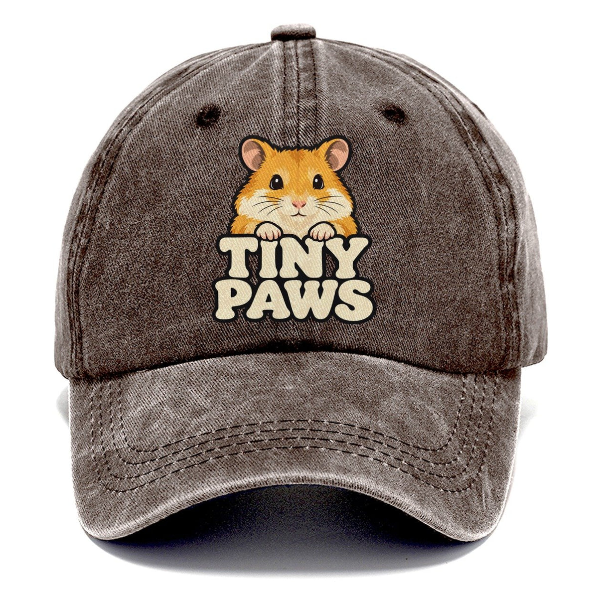 Tiny Paws Small Pet Logos Classic Cap – Brown