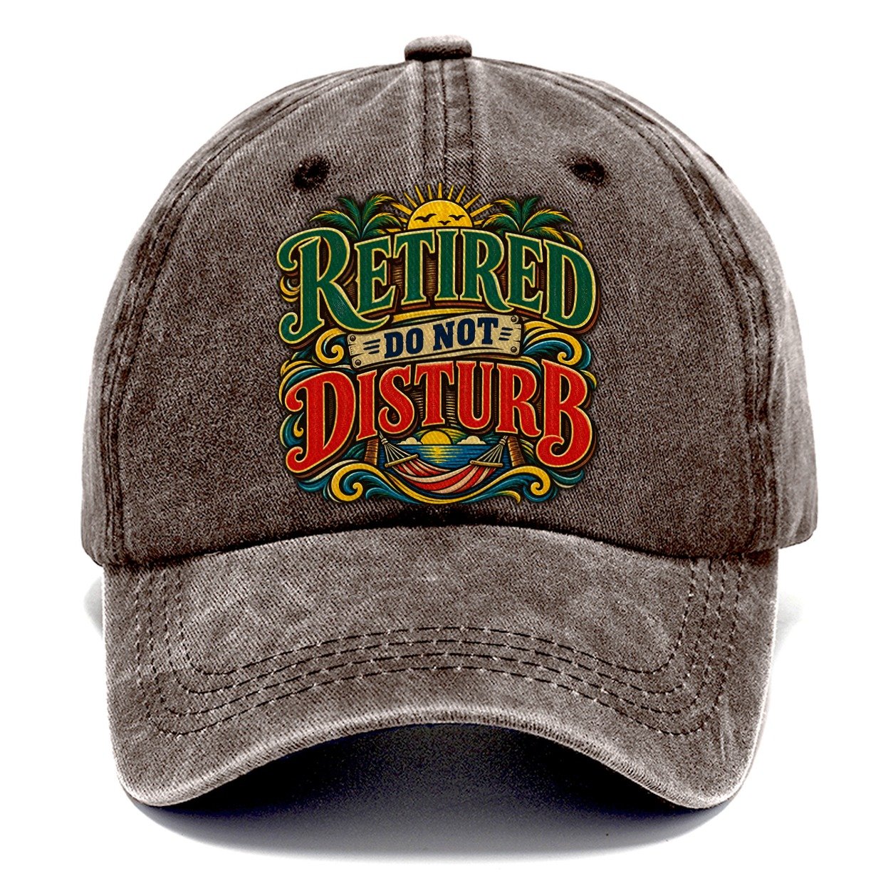 Retired Do Not Disturb Retired Living Classic Cap – Brown