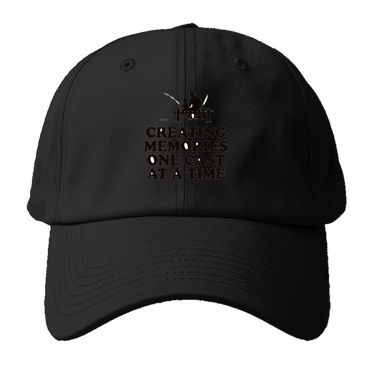 Creating Memories One Cast At A Time Baseball Cap – Off White