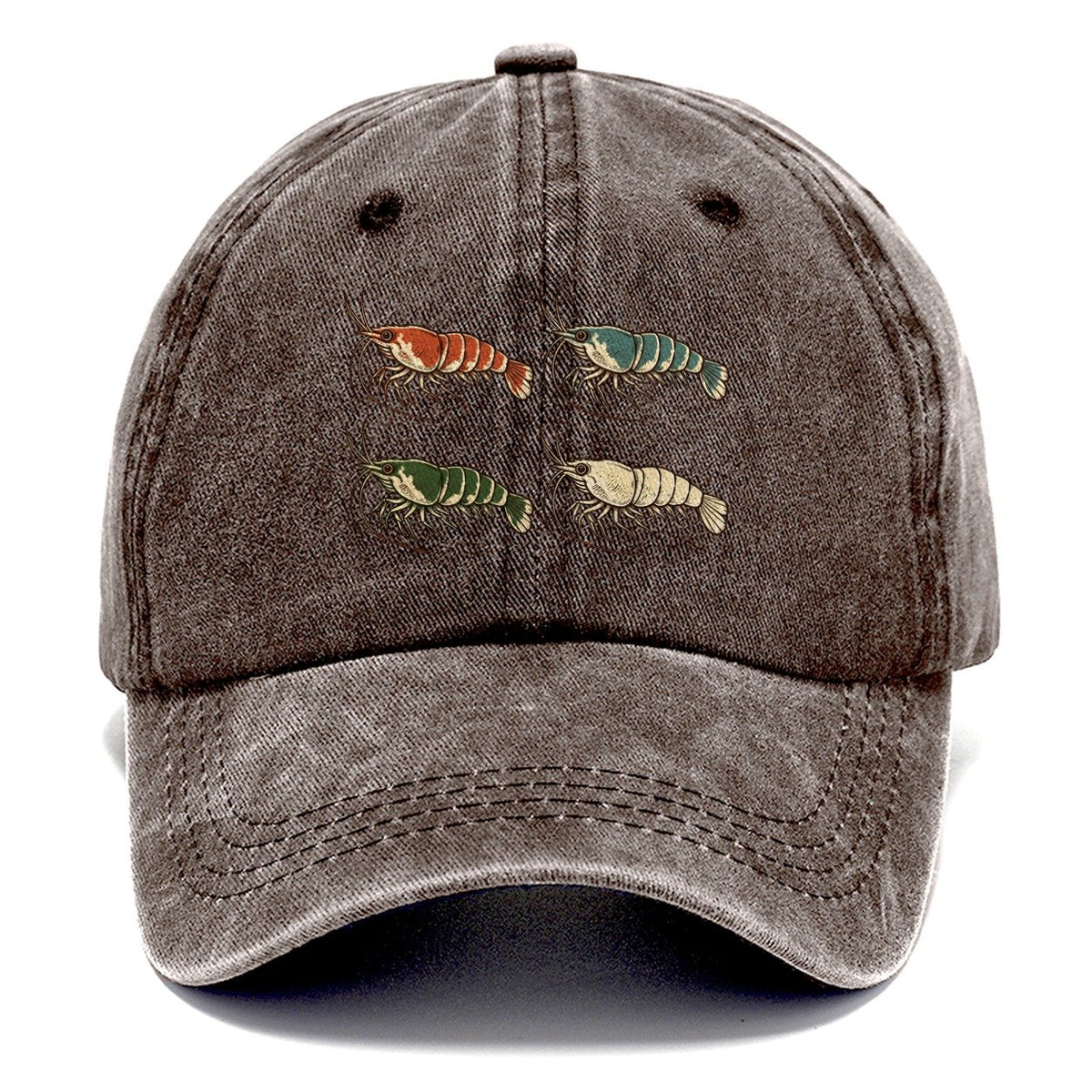 Shrimp Colour Study Aquarium Keeping Classic Cap – Brown