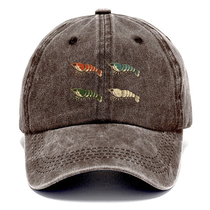 Shrimp Colour Study Aquarium Keeping Classic Cap – Brown