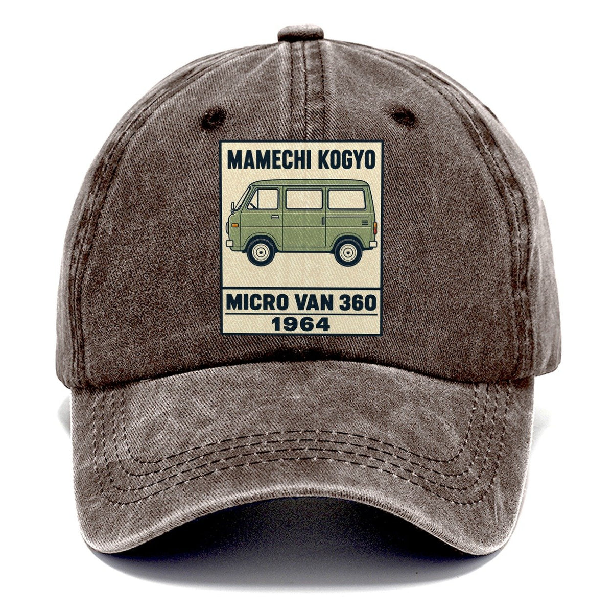 Mamechi Van Showa Speed Plates Classic Cap – Brown