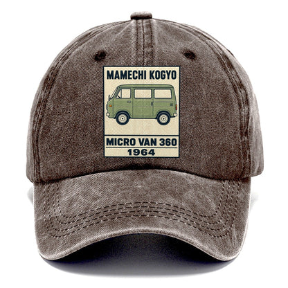 Mamechi Van Showa Speed Plates Classic Cap – Brown