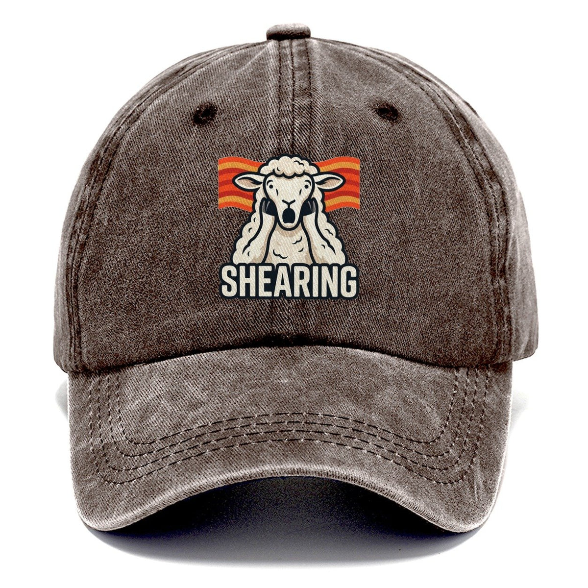 Sheep Scream Shearing Scream Classic Cap – Brown