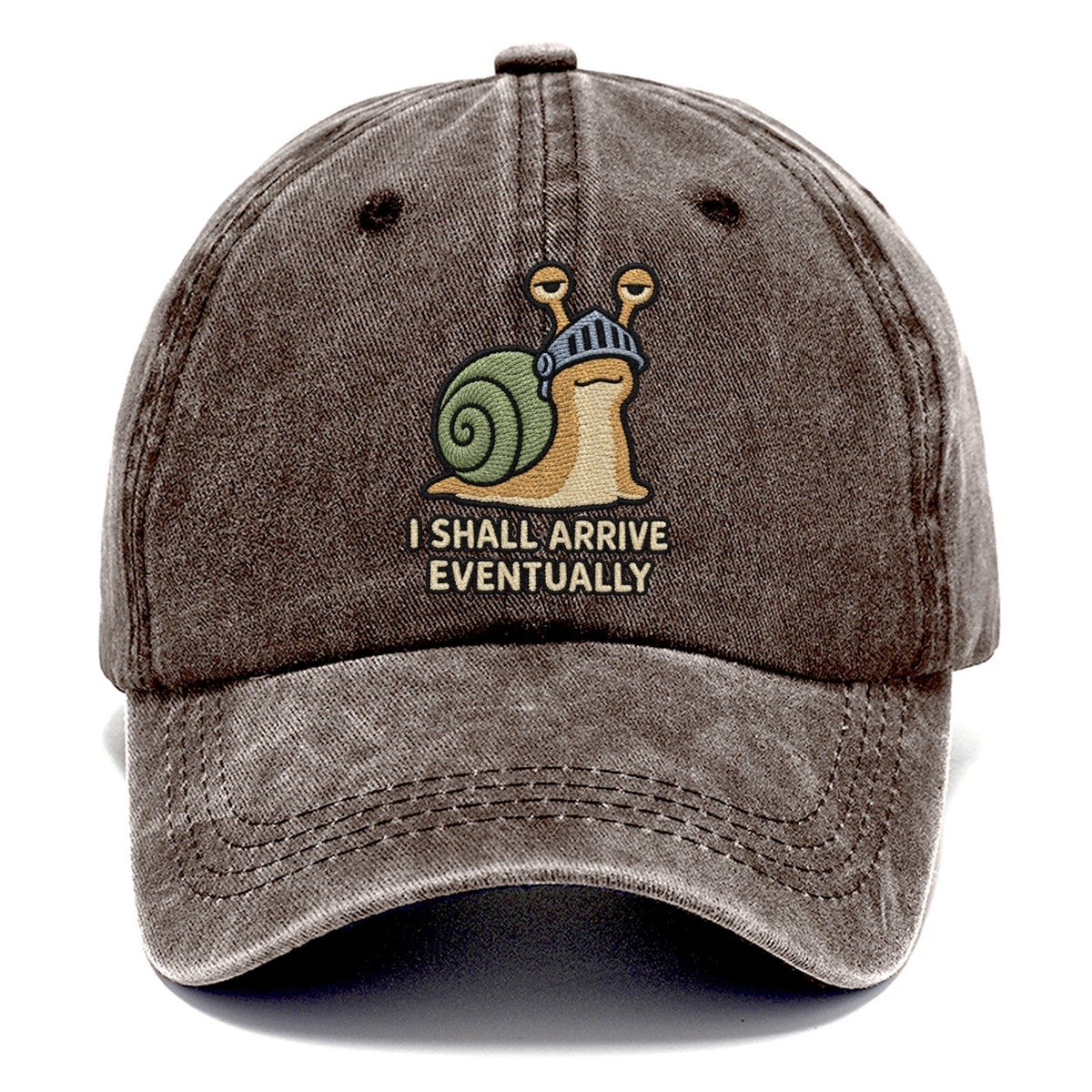Snail Knight Weary Court Classic Cap – Brown
