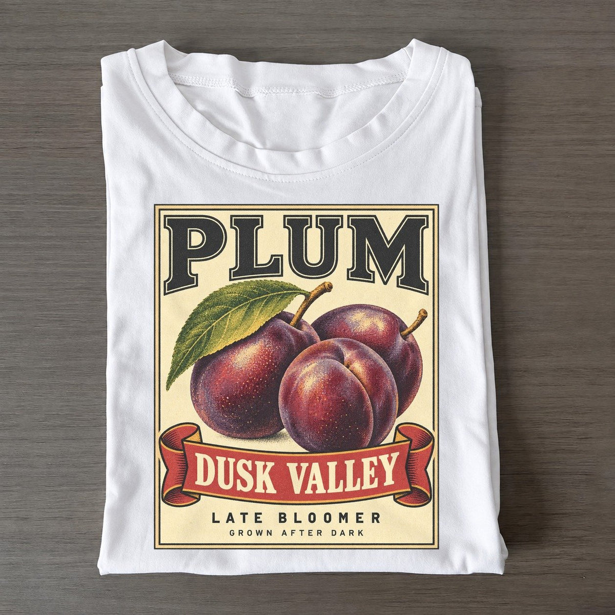 Plum Orchard Crate Classic T-shirt – White