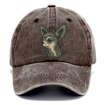 Chihuahua Side Glance Classic Cap – Brown