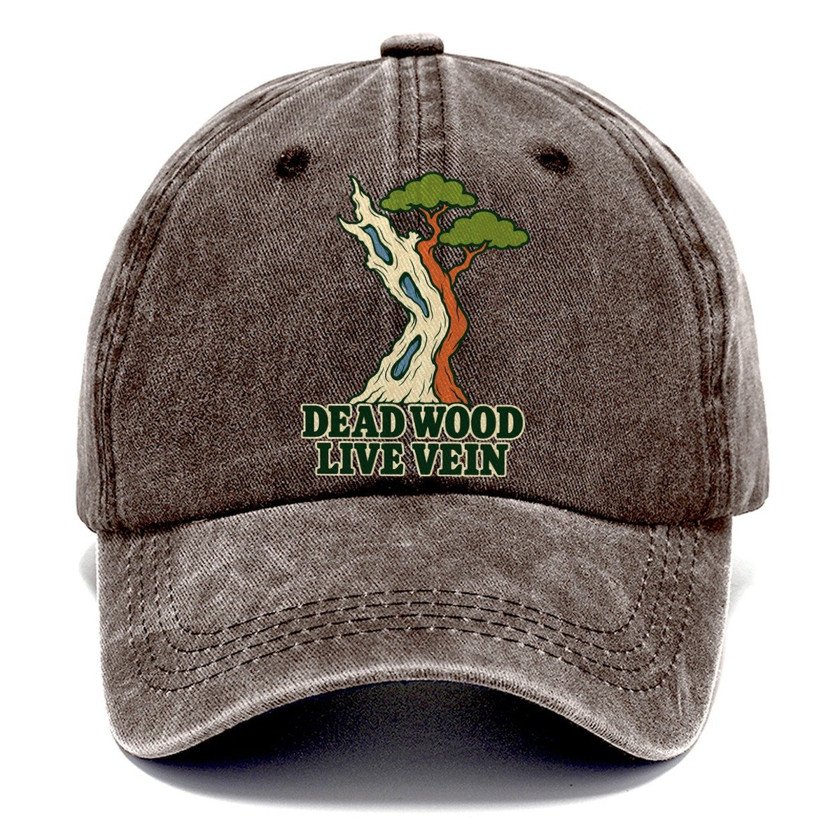 Dead Wood Live Vein Bonsai Classic Cap – Brown