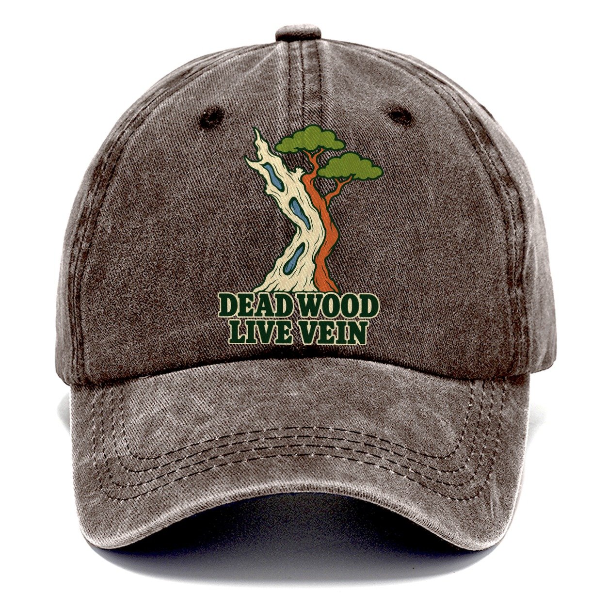 Dead Wood Live Vein Bonsai Classic Cap – Brown