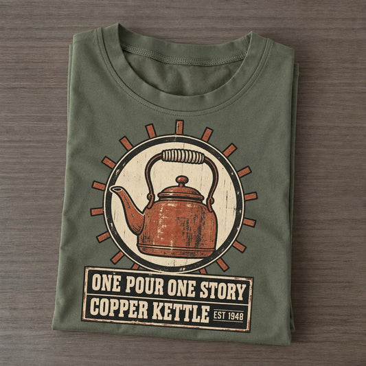 Copper Kettle Izakaya Rules Classic T-shirt – Army Green