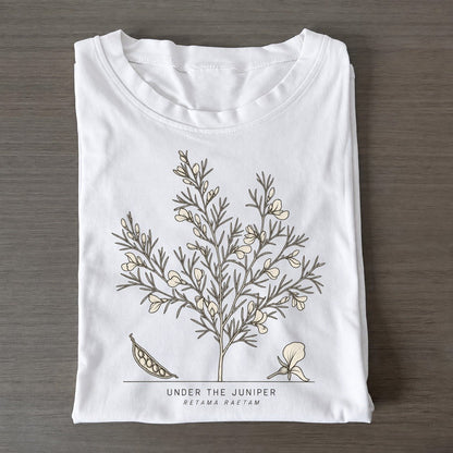 Under The Juniper Olive Line Classic T-shirt – White