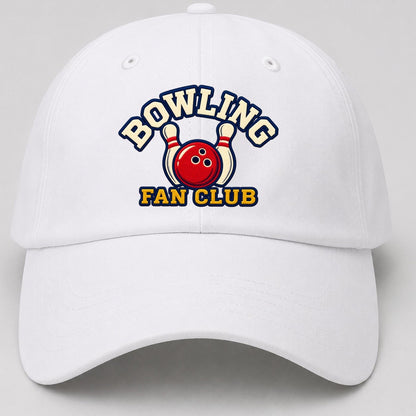 Bowling Fan Club Baseball Cap – White