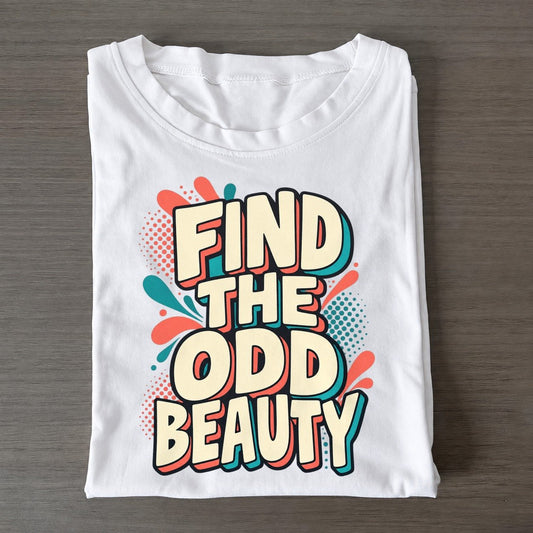 Find The Odd Beauty Classic T-shirt – White