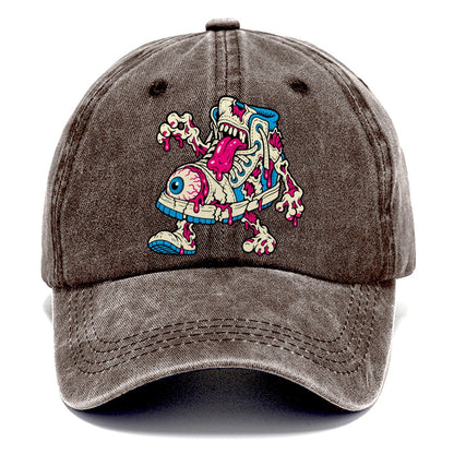Zombie Sneaker Crazy Styles Classic Cap – Brown