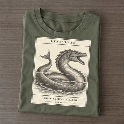 Leviathan Specimen Plate Creature Canticle Classic T-shirt – Army Green