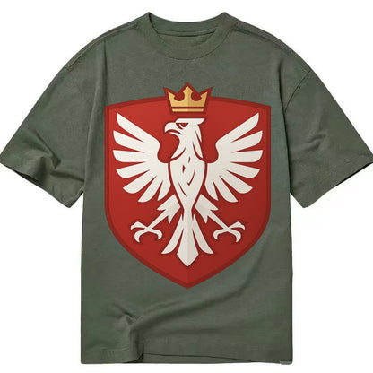Poland White Eagle Classic T-shirt – Army Green