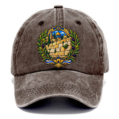 Western Wall Stones Jerusalem Classic Cap – Brown