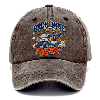 Back Nine Energy Golf Life Classic Cap – Brown