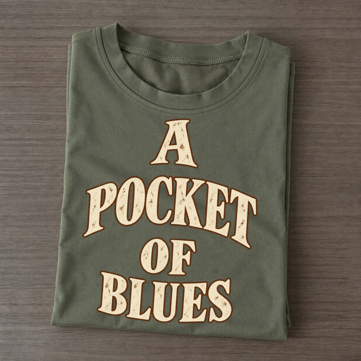 A Pocket Of Blues Pastimes Companions Classic T-shirt – Army Green