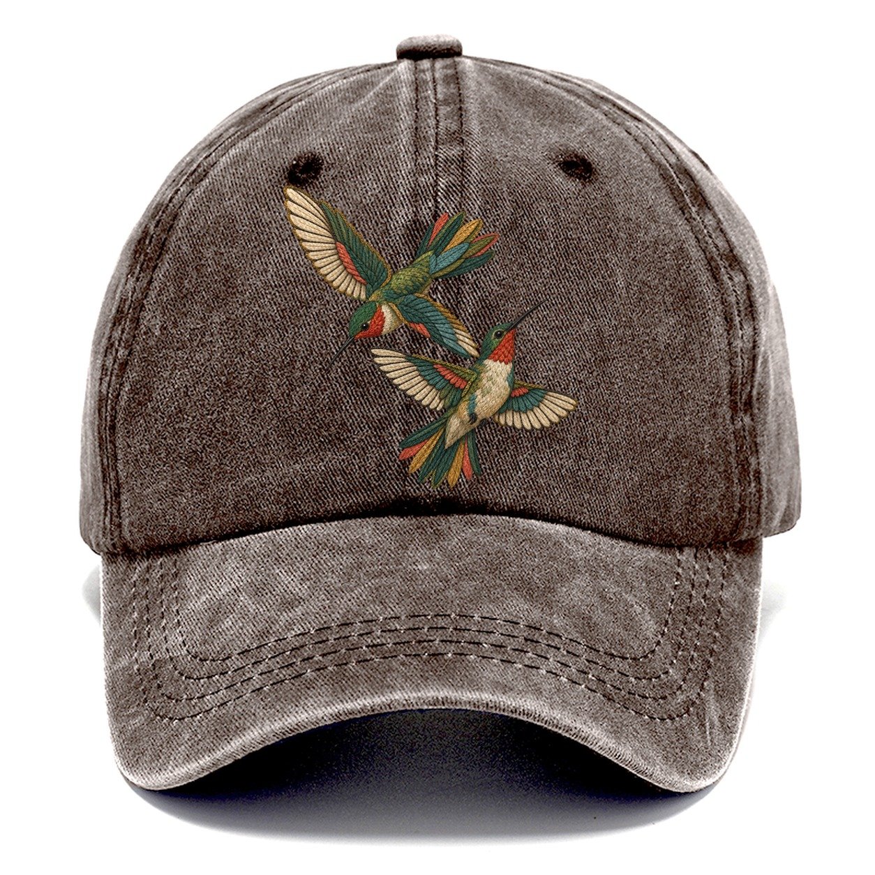 Crosswind Hummingbird Pair Gentle Wild Classic Cap – Brown