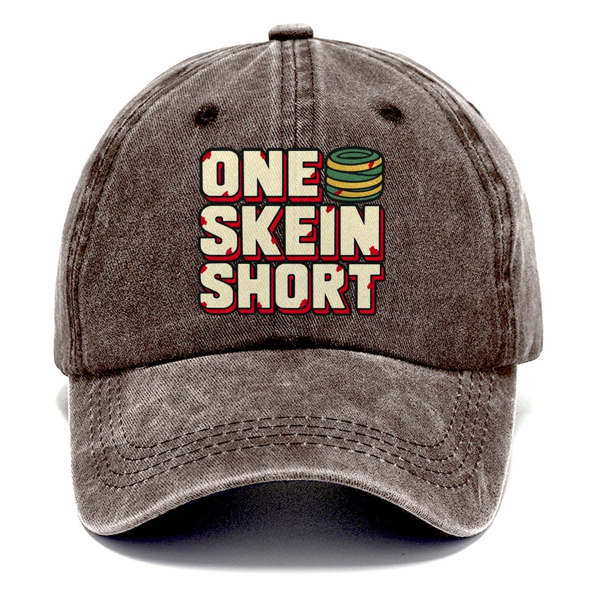 One Skein Short Yarn Crafts Classic Cap – Brown
