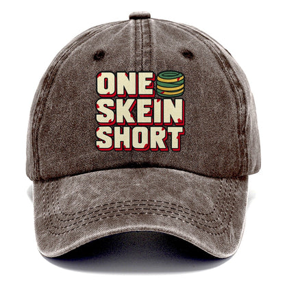 One Skein Short Yarn Crafts Classic Cap – Brown