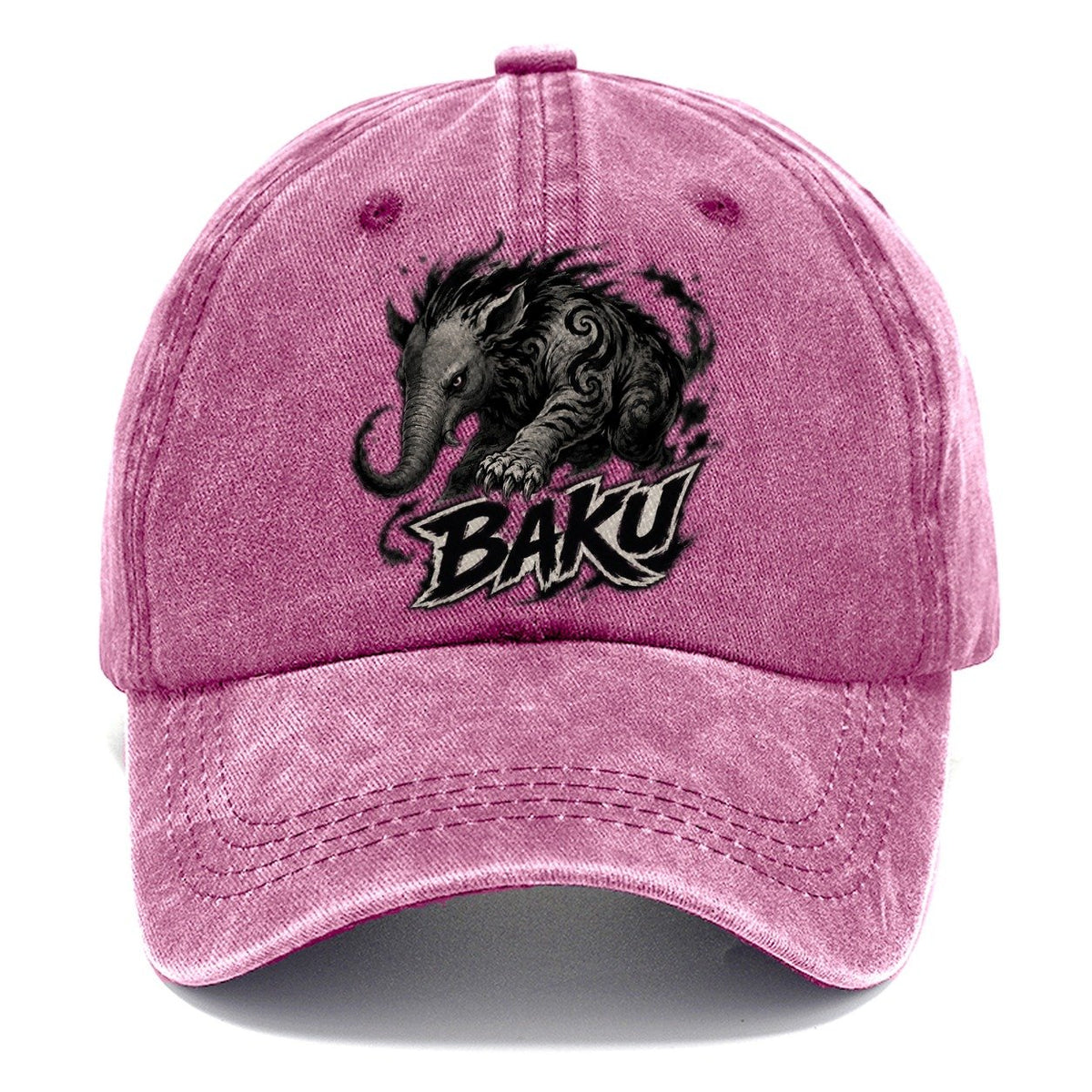 Baku Gestural Marks Classic Cap – Dusty Rose