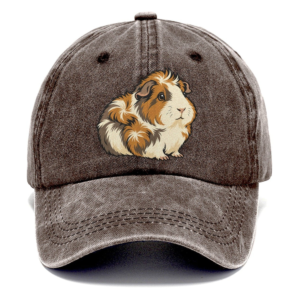 Guinea Pig Rosette Crown Small Pet Logos Classic Cap – Brown