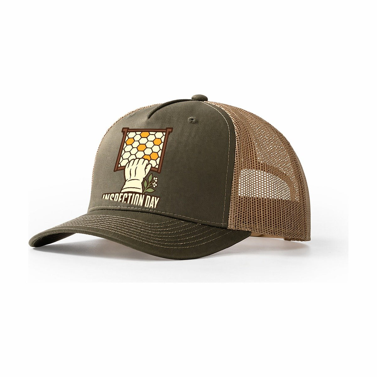 Inspection Day Beekeeping Trucker Hat – Olive Khaki