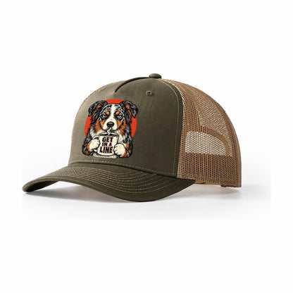 Australian Shepherd Mug Truths Dog Mug Truths Trucker Hat – Olive Khaki