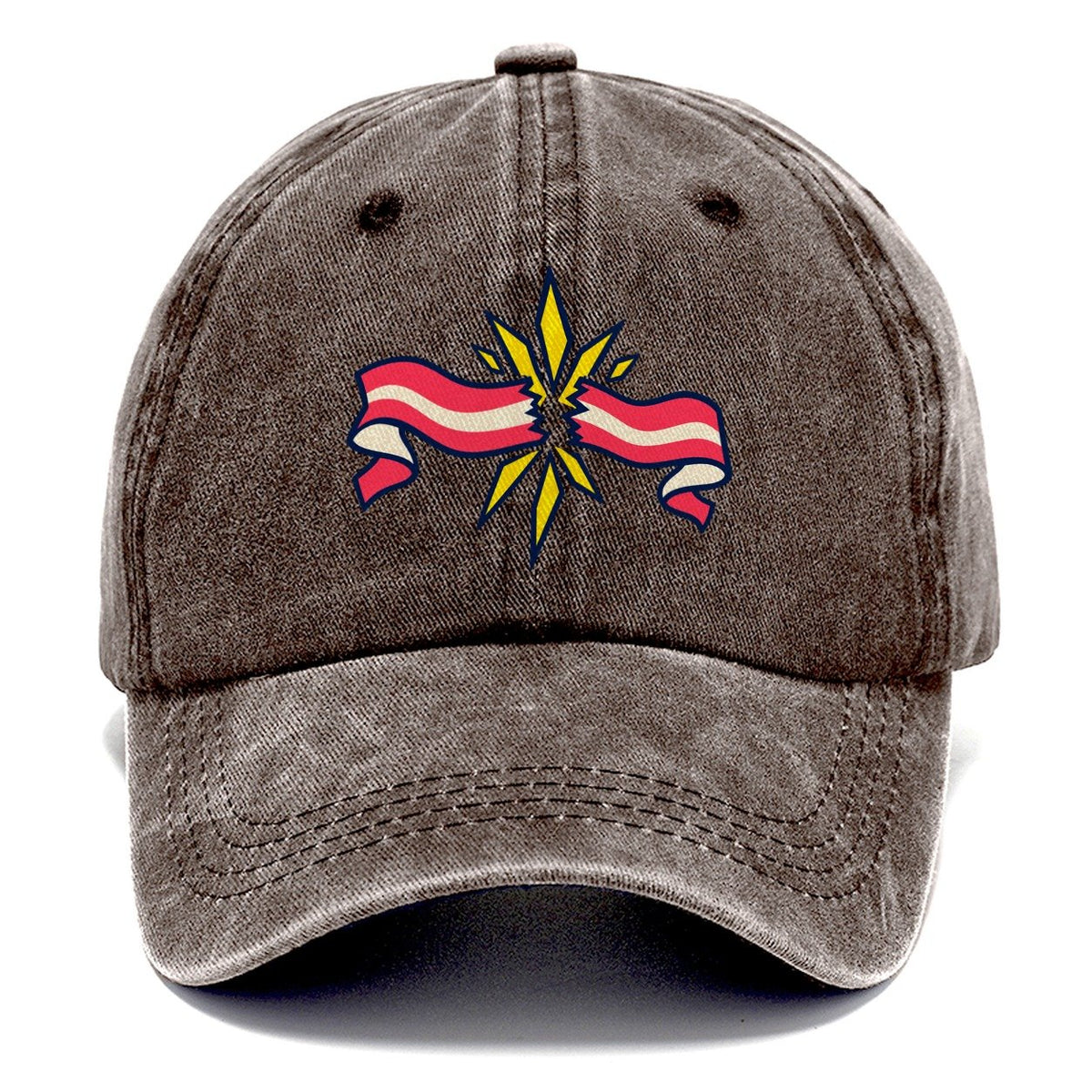 Finish Tape Burst 90S Running Clubs Classic Cap – Brown